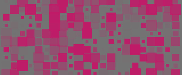 Abstract Pink and Gray Square Pattern Background