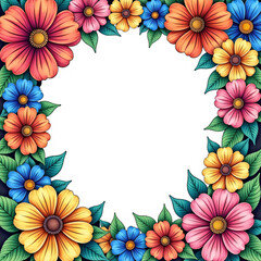 Obraz premium Flowers frame