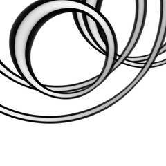 black and white swirl