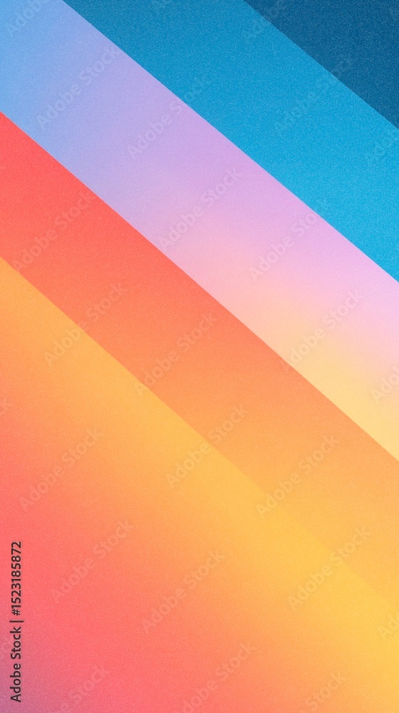 Poster abstract gradient illustration featuring vibrant colors blending seamlessly, showcasing diagonal lin