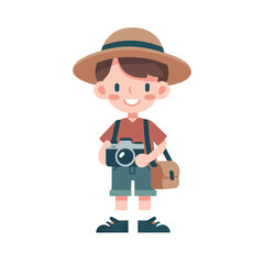 
illustration design of a photographer