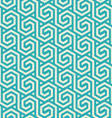 Abstract seamless geometric pattern with hexagonal lines -vector eps8
