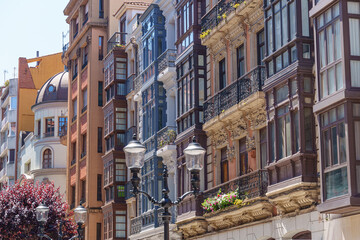 Gijon an der K&uuml;ste in Spanien