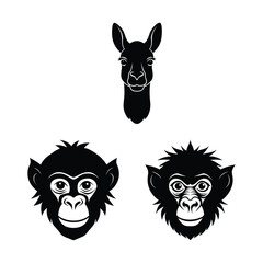 Animal head bundle design 