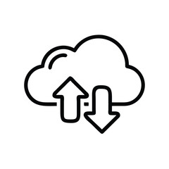 Cloud icon set vector. cloud sign and symbol 