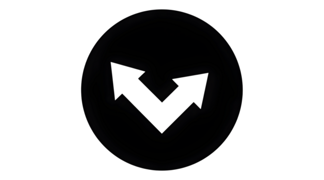 Download icon vector illustration symbol graphic design element sign on transparent background