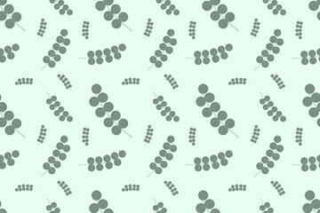 Vector tropical pattern with continuous exotic palm leaves, suitable for vintage botanical backgrounds and decorative surface designs © Liuba