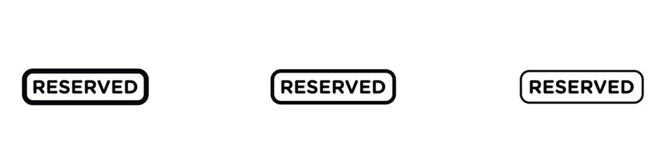 Reserved icon