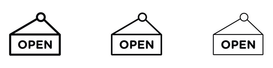 Open sign