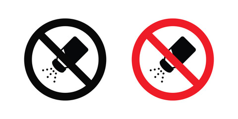 No salt sign