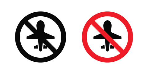 No plane sign