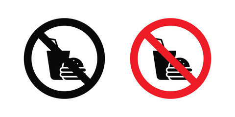 No food allowed sign