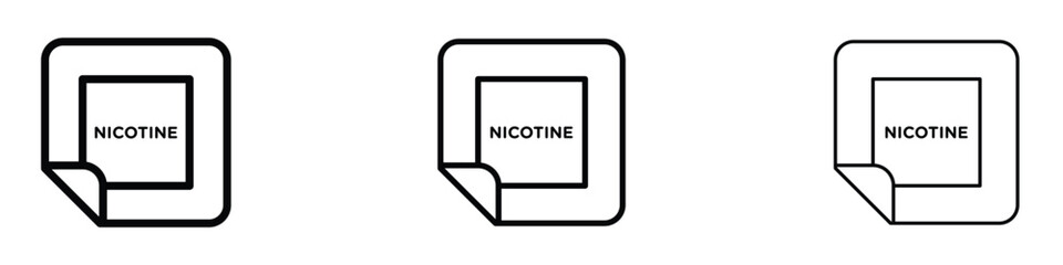 Nicotine patch icon