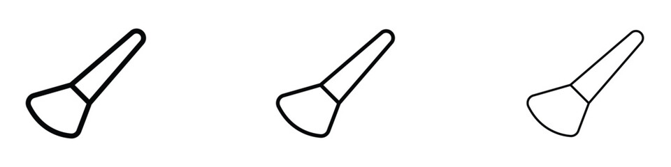 Makeup brush icon