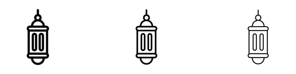 Islamic lantern icon