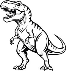 tyrannosaurus rex t rex vector