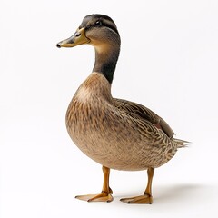 Obraz premium Beautiful Duck Waterfowl Portrait. Vibrant Avian Wildlife with Elegant Feathers in Natural Habitat
