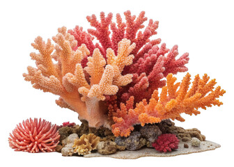 Coral Isolated on a transparent background.