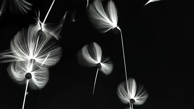 Floral Vector Illustration of Dandelion and Leaf Pattern for Summer Decoration and Holiday Cards