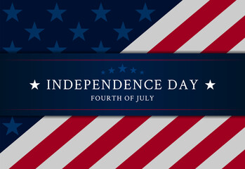 USA Independence Day banner background