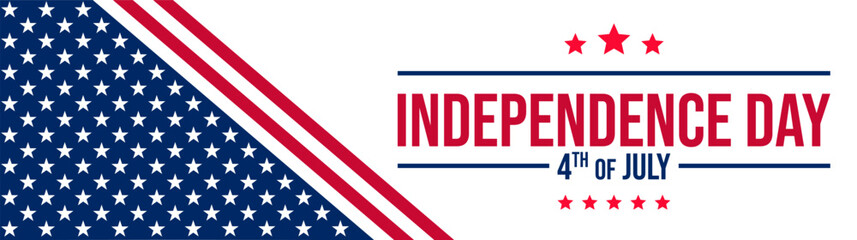 Plakat USA Independence Day banner background