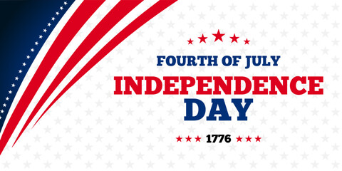 USA Independence Day banner background