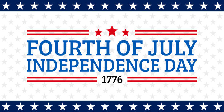 USA Independence Day banner background
