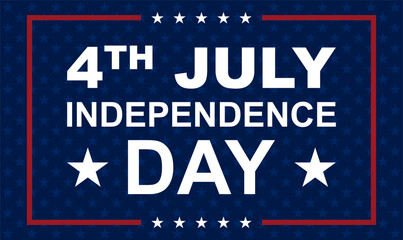 USA Independence Day banner background