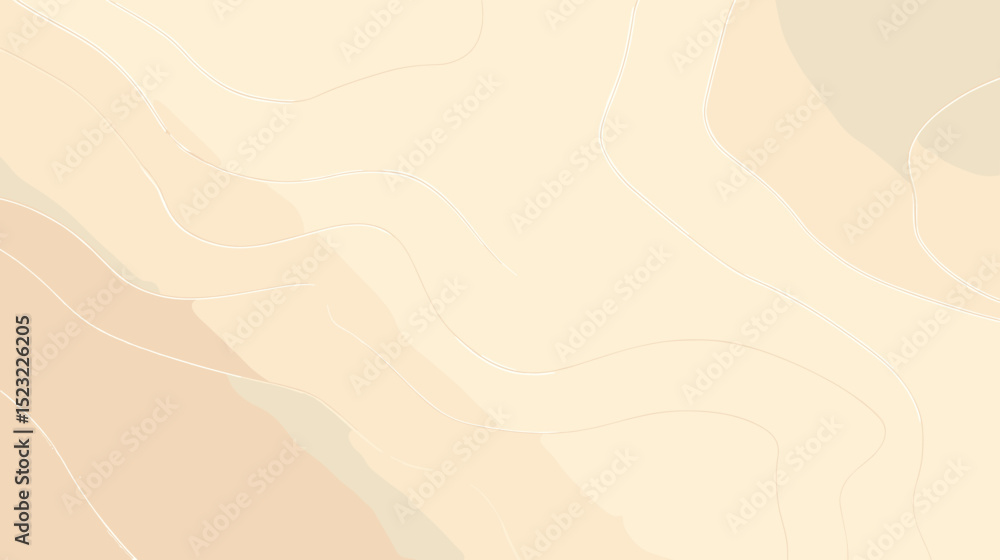 Poster soft beige abstract background with fluid shapes and textures