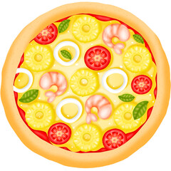 Cute pizza png