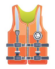 Modern Life Vest with Pockets for Water Sports