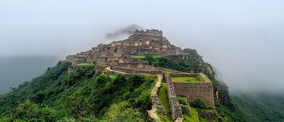 Ancient City On Misty Mountaintop