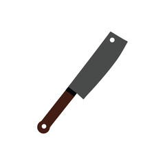 cleaver vector art on white background