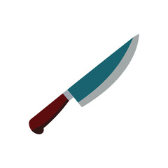 fillet knife vector art on white background