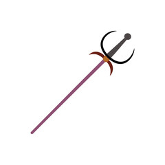 rapier vector art on white background