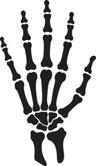 Fototapeta premium Skeleton Clip art vector collection white color background