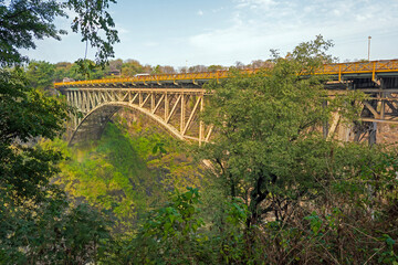 Arch Bridge Over the Zambezi River