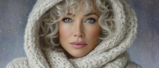 An ethereal portrait of elegance surrealism meets timeless grace