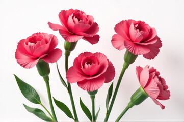 Obraz premium Fresh bouquet of pink flowers arranged in a decorative vase