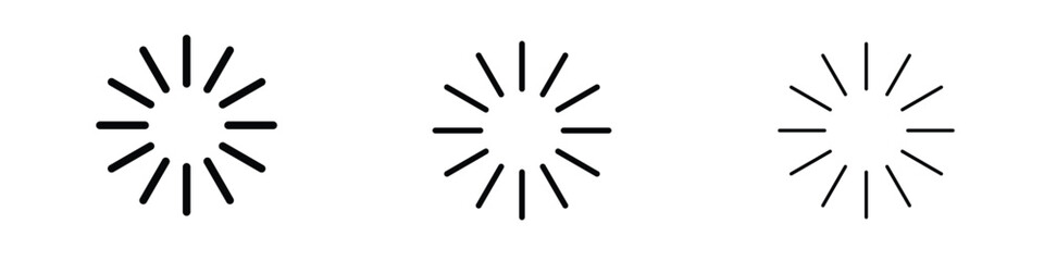 Loading icon editable. Design template vector