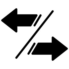 exchange solid  icon	