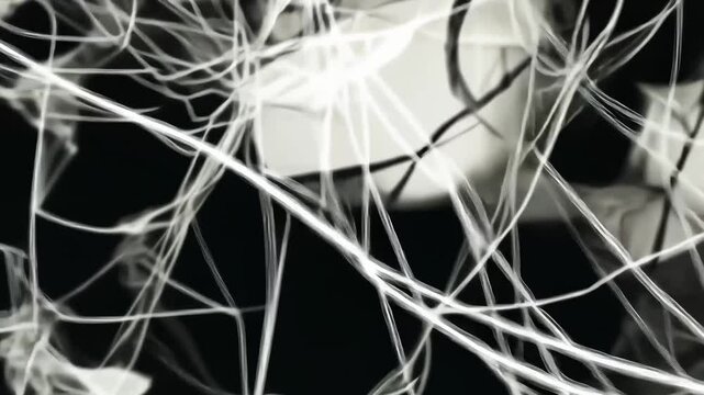 Blue Christmas Decoration with Plant Texture and Fishing Net Pattern in Nature Macros