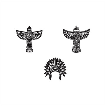 vector of silhouette three symbol jisus