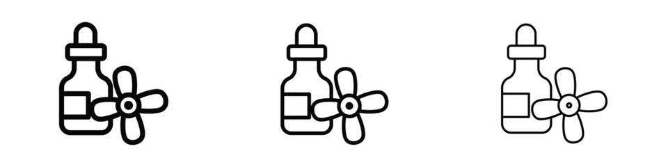 Bach flowers icon editable. Design template vector