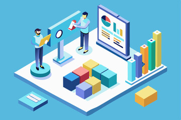 People presenting business report, data analysis, corporate meeting, presentation, graph chart, business strategy, office discussion, teamwork collaboration, company growth, professional talk concept.