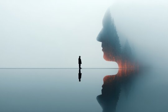 Mental disequilibrium: emotional imbalance, cognitive stress, psychological instability, disrupted mood, mental wellness, emotional health, mood fluctuation, mental disorder, nervous tension.