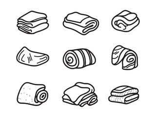 Cashmere Blanket Simple 2D Illustration