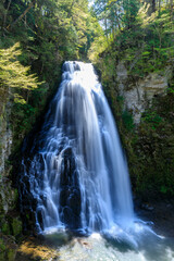 初夏の番所大滝　長野県松本市　Bandokoro Falls in early summer. Nagano Pref, Matsumoto City.