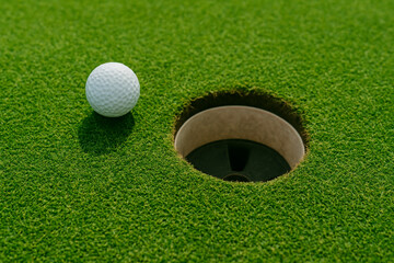 Golf Precision: Moments Before the Perfect Putt