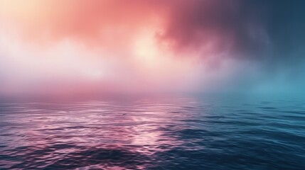 Obraz premium Misty ocean sunrise